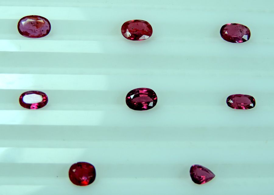 Natural Loose Afghanistan red ruby 6.45 Carats Lot