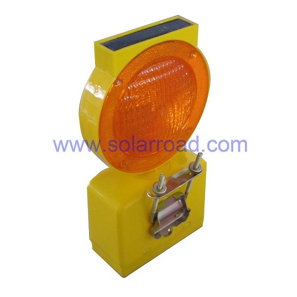 solar traffic warning light