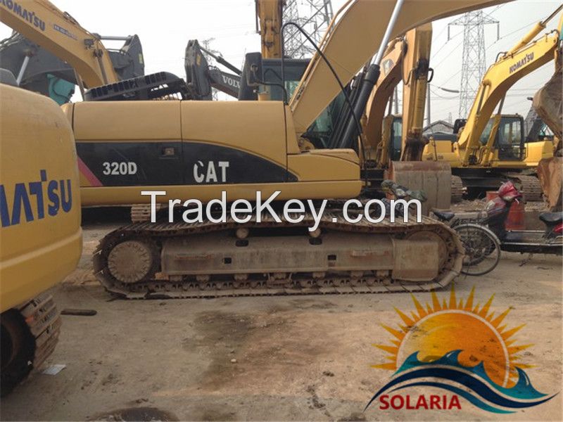 used original Japan Caterpillar 320D crawler excavator for sale