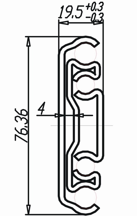 FX3076 3-fold extra heavy duty full extension ball bearing slide