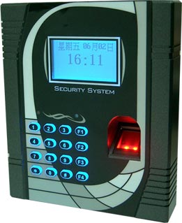 Internet Web Fingerprint Access control & Time Attendance with Card