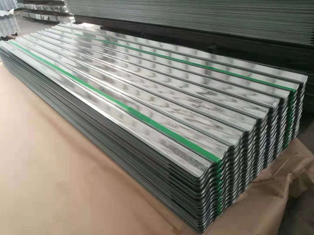 Corrugated roof sheet