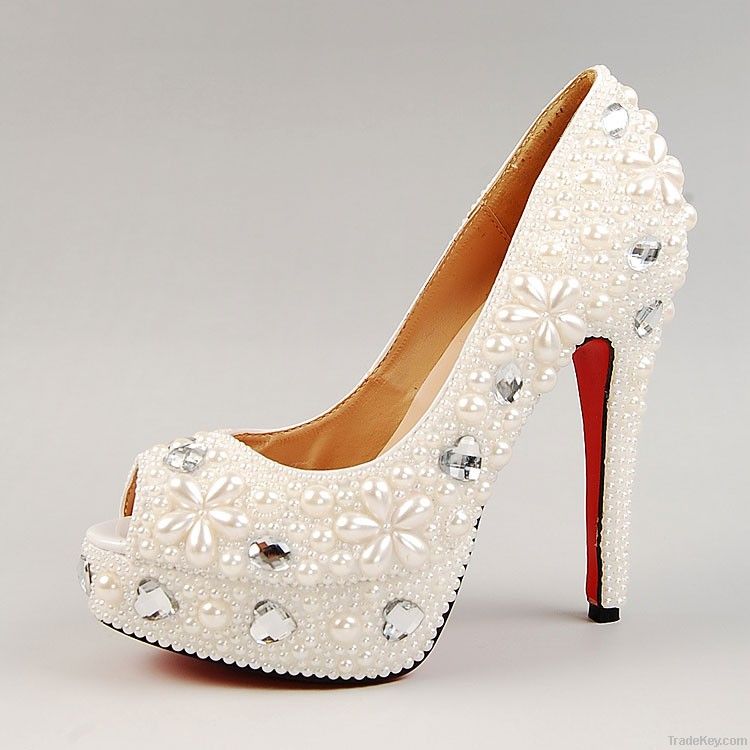 Ladies high heel fashion shoes