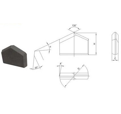 Cemented Carbide brazed tips