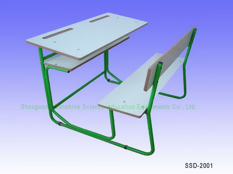 school desk and chair