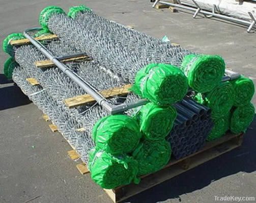 Industrial chain link fence/galvanized chain link fence/PVC chain link