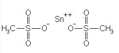 Stannous methanesulfonate