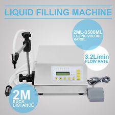 Semi automatic  Pneumatic Electric liquid filling machine Shampoo, Stainless steel bottle liquid filler