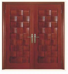 interior wooden door/Dual-Leaf Door JA_010