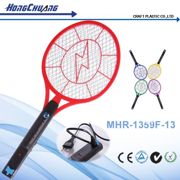 eco-friendly cheap electric mosquito racket with CE &amp;amp; RoHs(with power cord)