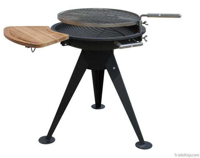 600mm BBQ grill with stand