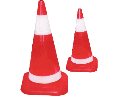 Rubber traffic cone