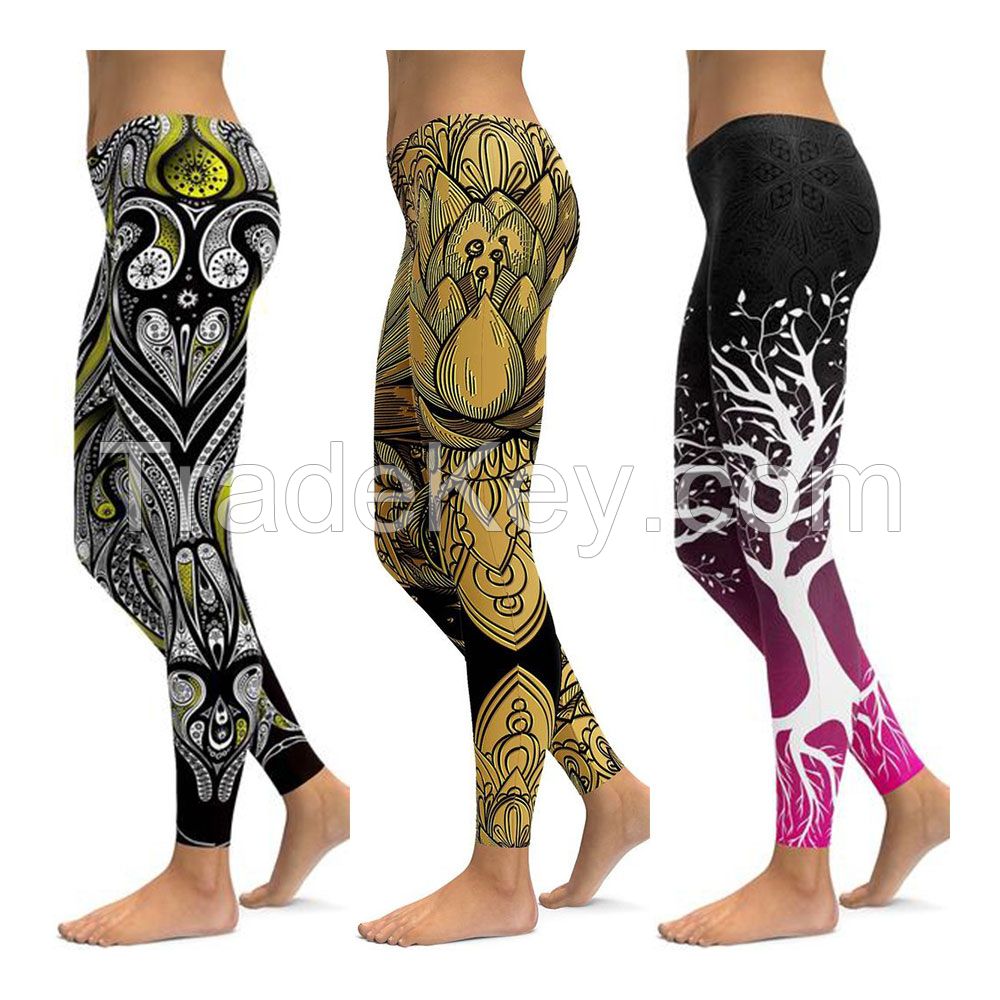 Active Wholesale Custom Sports Fitness Leggings Women Legging For Gym Fitness Sports Wear Women Leggings