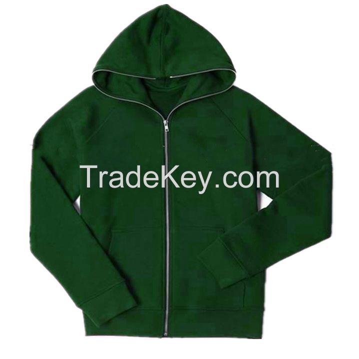 2023 Custom sublimation puff printing 250gsm blank Hoodie plain Zipper unisex french terry heavyweight black zip up men hoodie