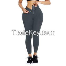 Newest Women Active Wear High Waist Yoga Tights Compression Yoga Pants Fashion Metallic Leggings