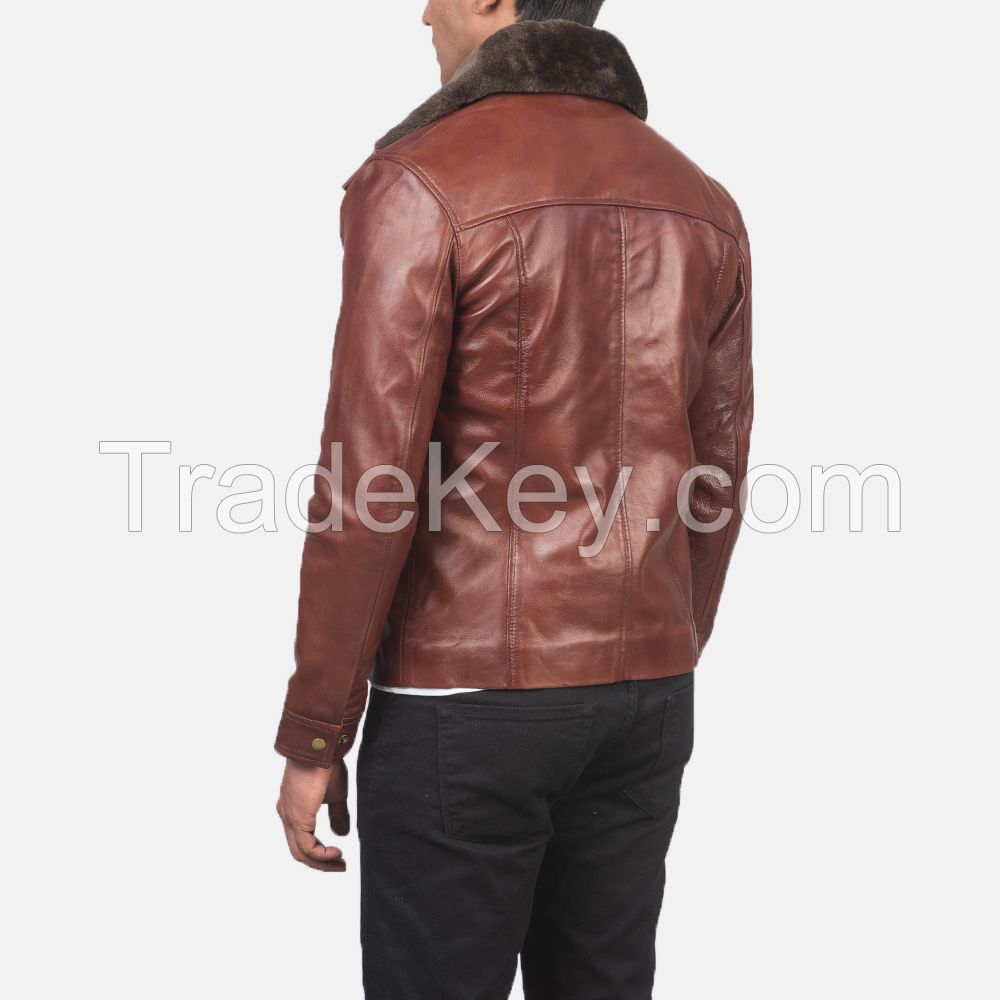 New Style Casual Winter Wear fly Leather jackets men's Custom Quality Leather Jackets Wholesale Leather Jackets For Adults