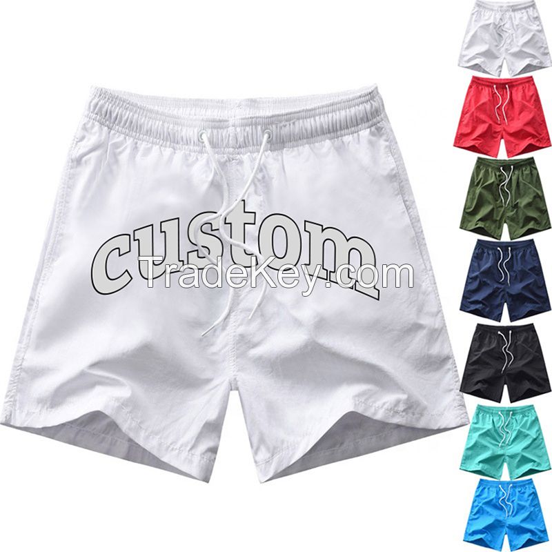 Men's Summer Sport Shorts Thin Casual Bermudas Black Classic Clothing Beach Shorts Male