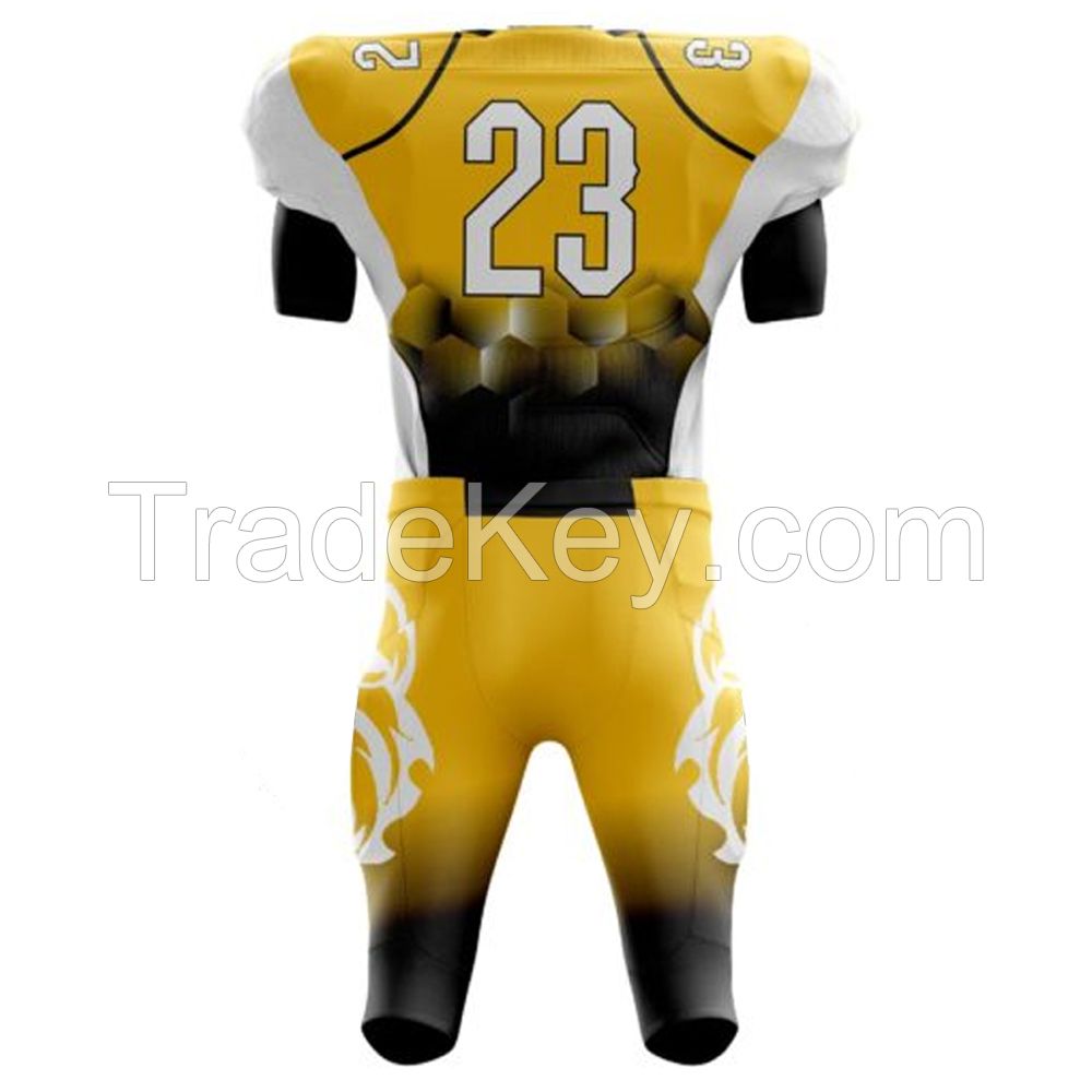  Hot Design American Football Uniform OEM Professional Low Price New Customized Best High Quality American Football Uniform 