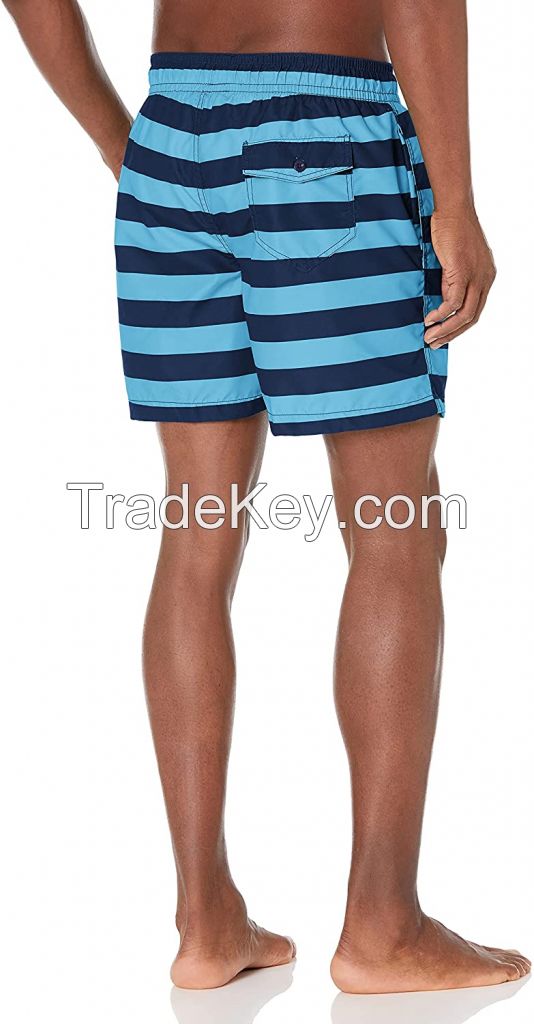 2022 Wholesale Quick Dry Beach Pants Men's Plain Color Loose Swimming Shorts Fitness Short for swim wear