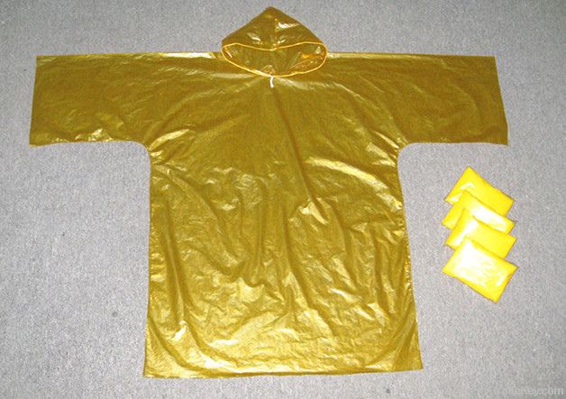 PE/PVC rain coat