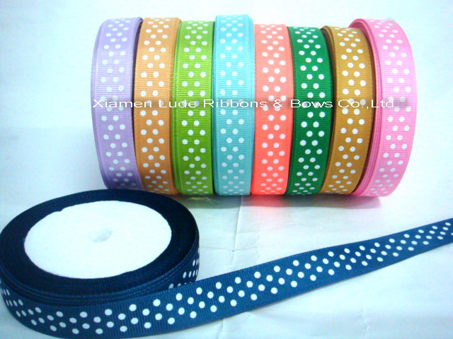 printed grosgrain ribbon