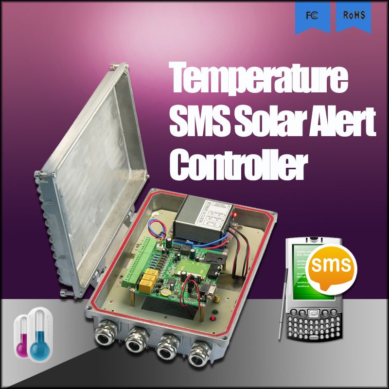 Temperature SMS Solar Alert Controller