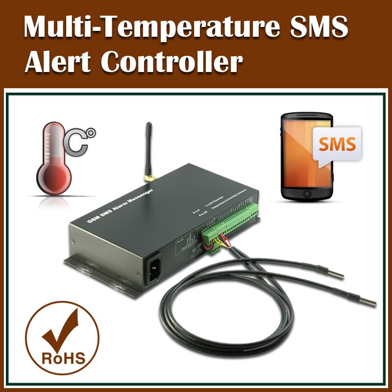 Multi-Temperature SMS Alert Controller