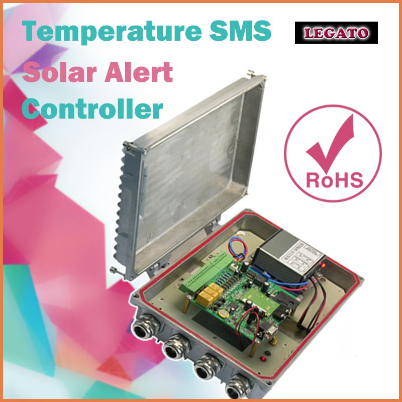 Temperature SMS Solar Alert Controller