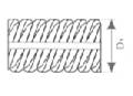 Periodical rolling for the steel reinforcement