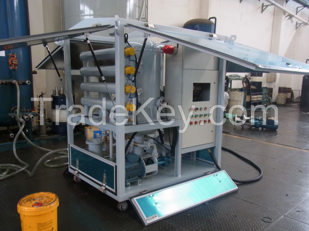 ZJA Series Mobile Used Vacuum Transformer Oil Filter Machine