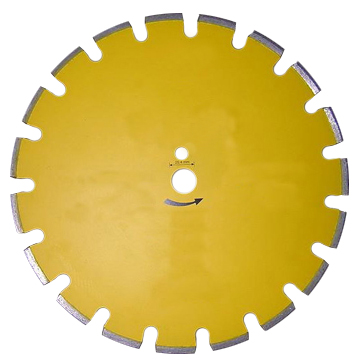 U-slot laser welded diamond saw blade