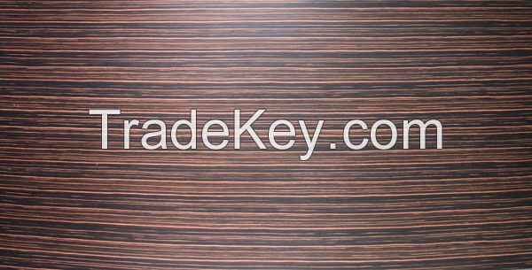 Ebony Pre-coated veneer panel