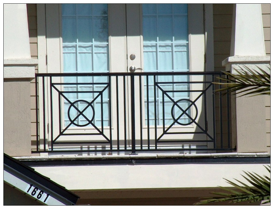 WROUGHT IRON RAILING PANEL FOR RAILINGS / STAIRWAYS