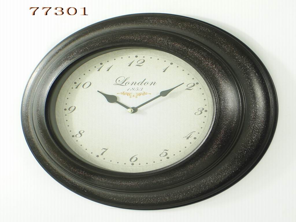 Metal wall clock