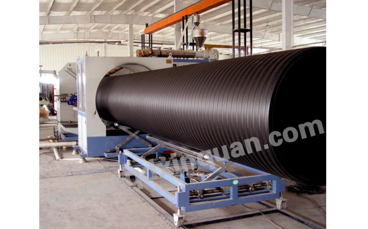 PE Large Caliber Hollowness Wall Winding Pipe Production Line