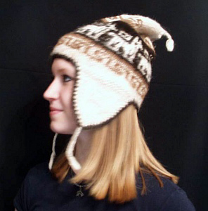 Peruvian Alpaca Winter Ski Hat Chullo