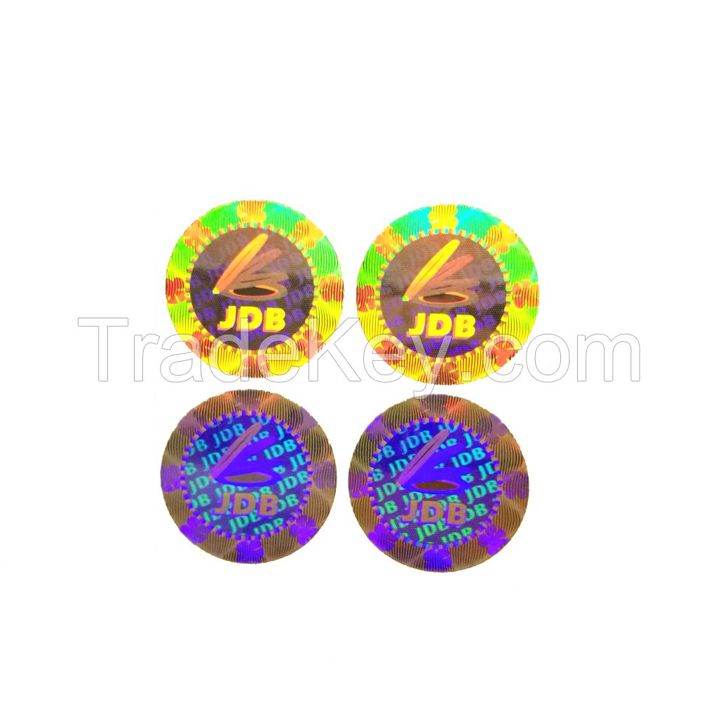 3D dynamic hologram sticker