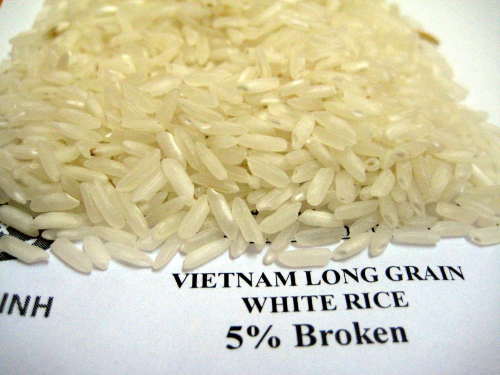 Vietnam White Long Grain Rice 5%, 15%, 25% broken