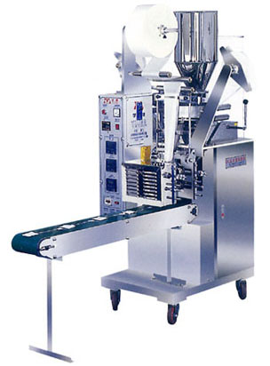 with thread &amp; tag tea packing machine