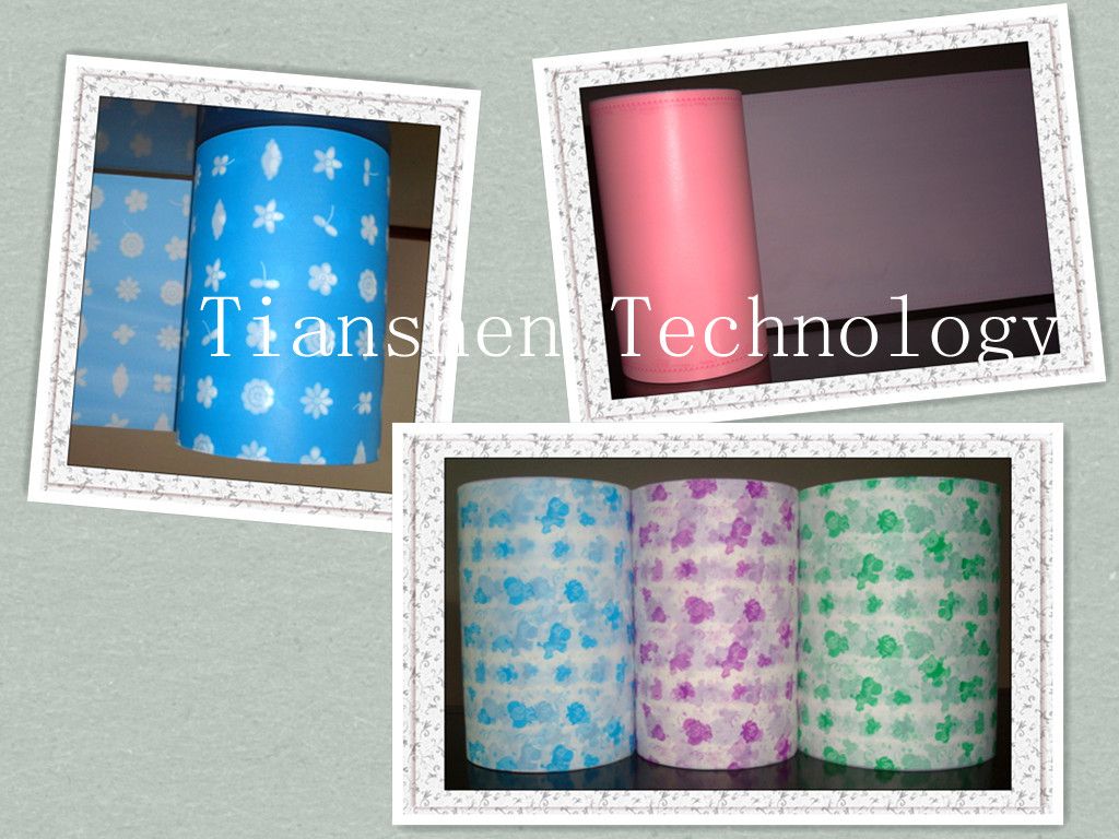 pe film for making  sanitary napkin, disposable daper, pet pad