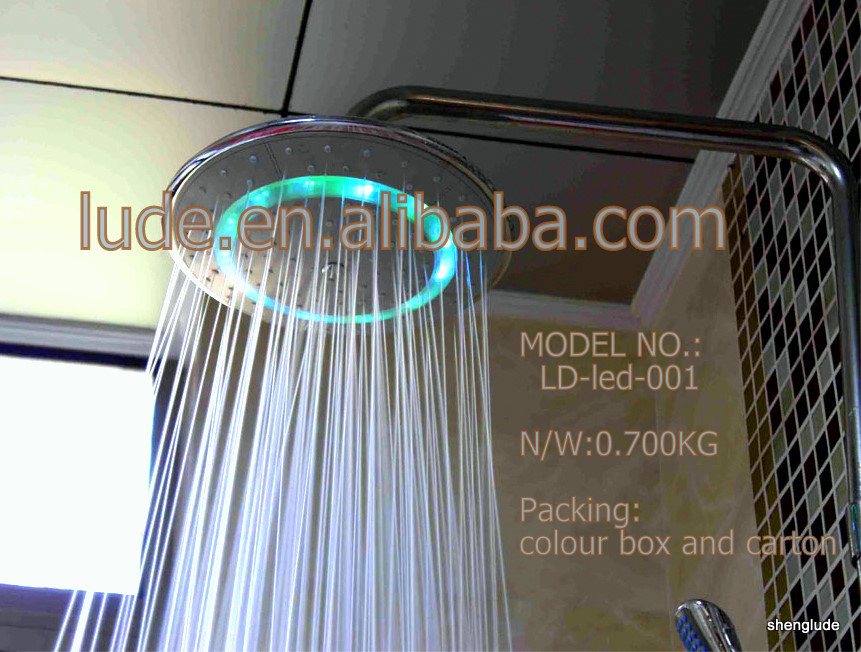 led shower head