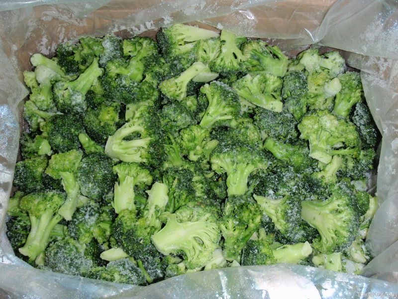 frozen broccoli florets  IQF vegetables