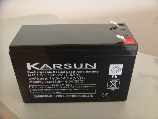 Solar systems battery, fan battery