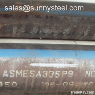 ASME A335 P9 alloy steel pipes, ASTM A335 standard pipe