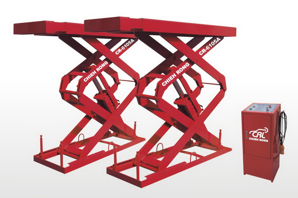 Full rise scissor lift under ground type