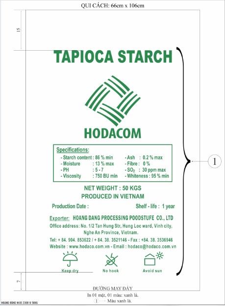 Natural Vietnam Tapioca Starch