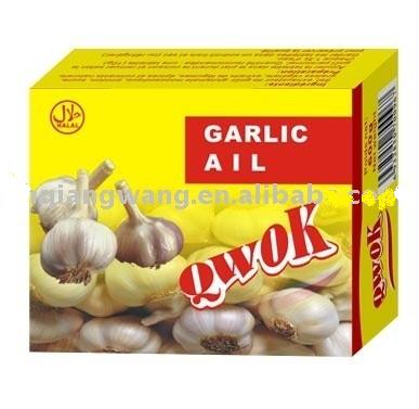 Garlic bouillon cube