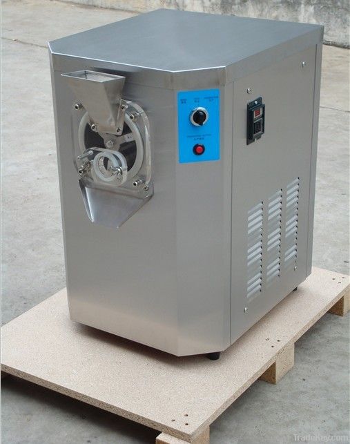 Gelato ice cream machine with stainless steel body