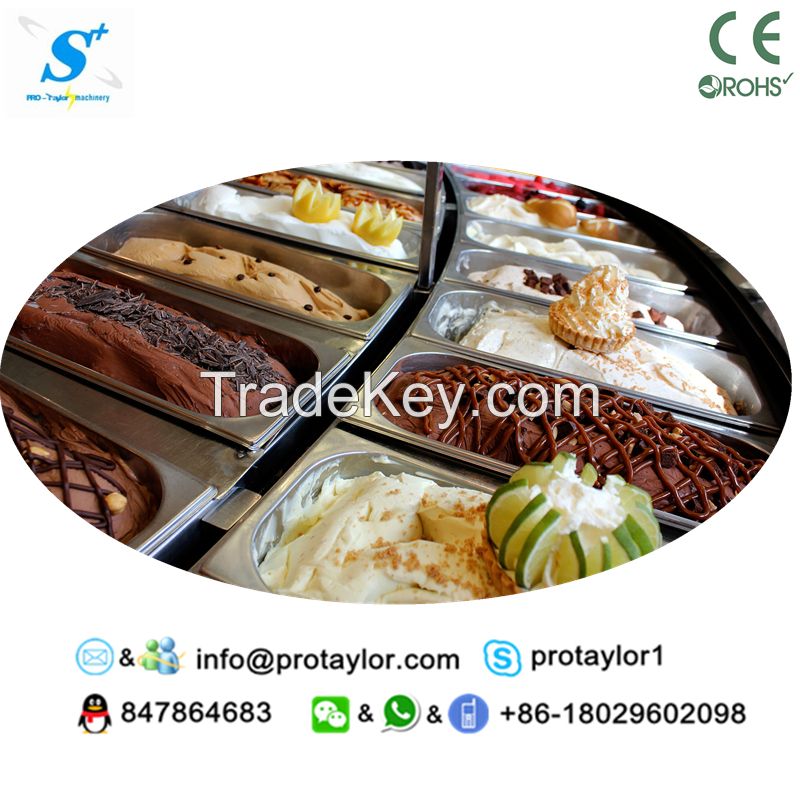 hot sale commercial ice cream display freezer