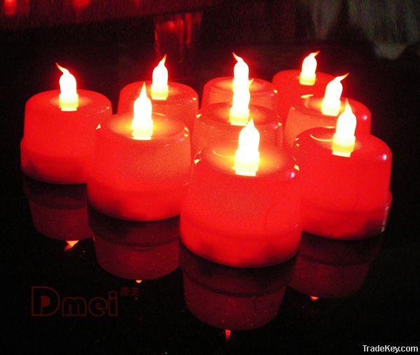 Smokeless Rechargable Round LED Candle Light